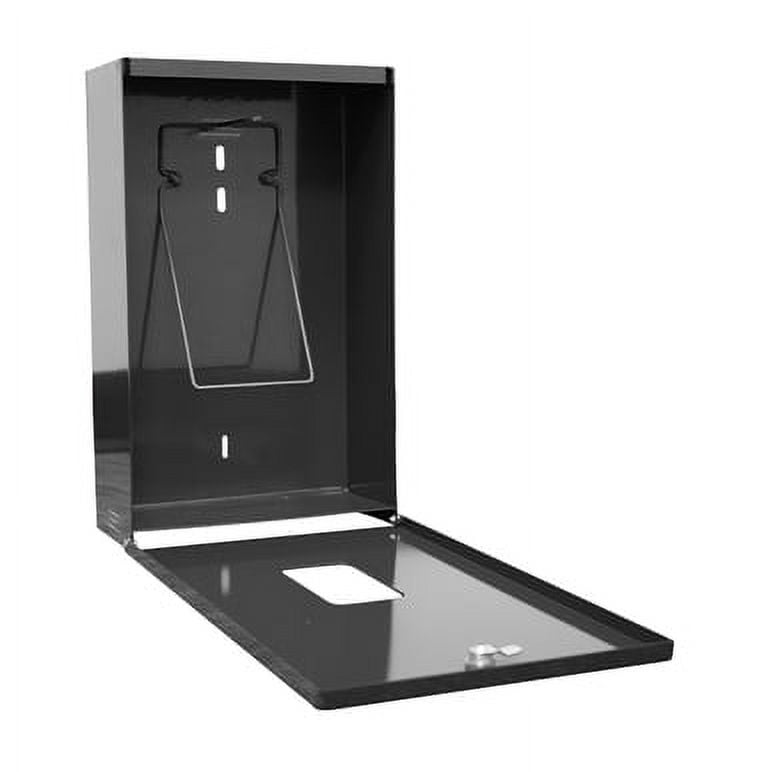 The Gladiator® Dog Waste Station / EZ-Tie Hanging Bag System (Black)