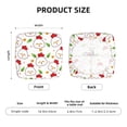 thumbnail image 6 of Lsque Chicken And Plant Printed Square Couch Cushion Covers, Floral Sofa Cushion Covers Replacement, Stretch Couch Covers for Couch-16.9in, 6 of 9