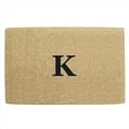 thumbnail image 1 of Nedia Home O2133L Heavy Duty Coir Mat - 24 In. x 57 In. No Border- Monogrammed L, 1 of 1