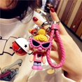 thumbnail image 5 of Llavero con gafas para mujer, muñeco bonito, llavero con forma de payaso divertido para Navidad y Año Nuevo, colgante para bolso, llavero para parque de atracciones, regalo fino, 5 of 5