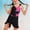 Black, variant on ATOGUTA Swimsuits for Teen Girls Kids Swimwear for Girls Bathing Suits with Cover Up Skirt Size 5T-12, Orange