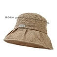 thumbnail image 3 of CUZIBR Adult Mens Funny Hats Fashionable Solid Color Classic Bucket Hat Casual Lightweight Summer Breathable Foldable Travel Beach Fisherman Caps Unisex Stylish Holiday Party Dailywear,Black,One Size, 3 of 4