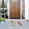 thumbnail image 5 of Yayeee Doormat for Indoor Entrance 32" x 20" Non Slippery Floor Rug, Red and White Floral Pattern, 5 of 8