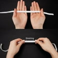 thumbnail image 3 of 20 Yards Silicone Gripper Tape 2/5" Wide Non-Slip Flat Elastic Band Ribbon Stretch Webbing Roll Spool with 3.5mm Rubber Sewing Strap Belt, 3 of 9