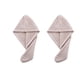 thumbnail image 1 of Paquete de 2 toallas para el cabello de microfibra para el hogar, accesorios esenciales para el baño, turbante para el cabello de secado rápido, 1 of 6