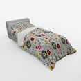 thumbnail image 2 of Ambesonne Floral Bedding Set 3 Pcs, Flower Butterfly Pattern, Twin, Multicolor, 2 of 2