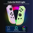 thumbnail image 3 of Manette de Jeu pour Nintendo Switch, Manette Joypad L/R Switch avec RGB Coloré, 3 of 8
