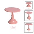 thumbnail image 1 of Cake Stand Home Party Dessert Table Display Rack Dessert Cake Tray Cold Meal Tea Break Table Afternoon Tea Center Rack Metal PINK (L) 12 INCH-1PCS, 1 of 6