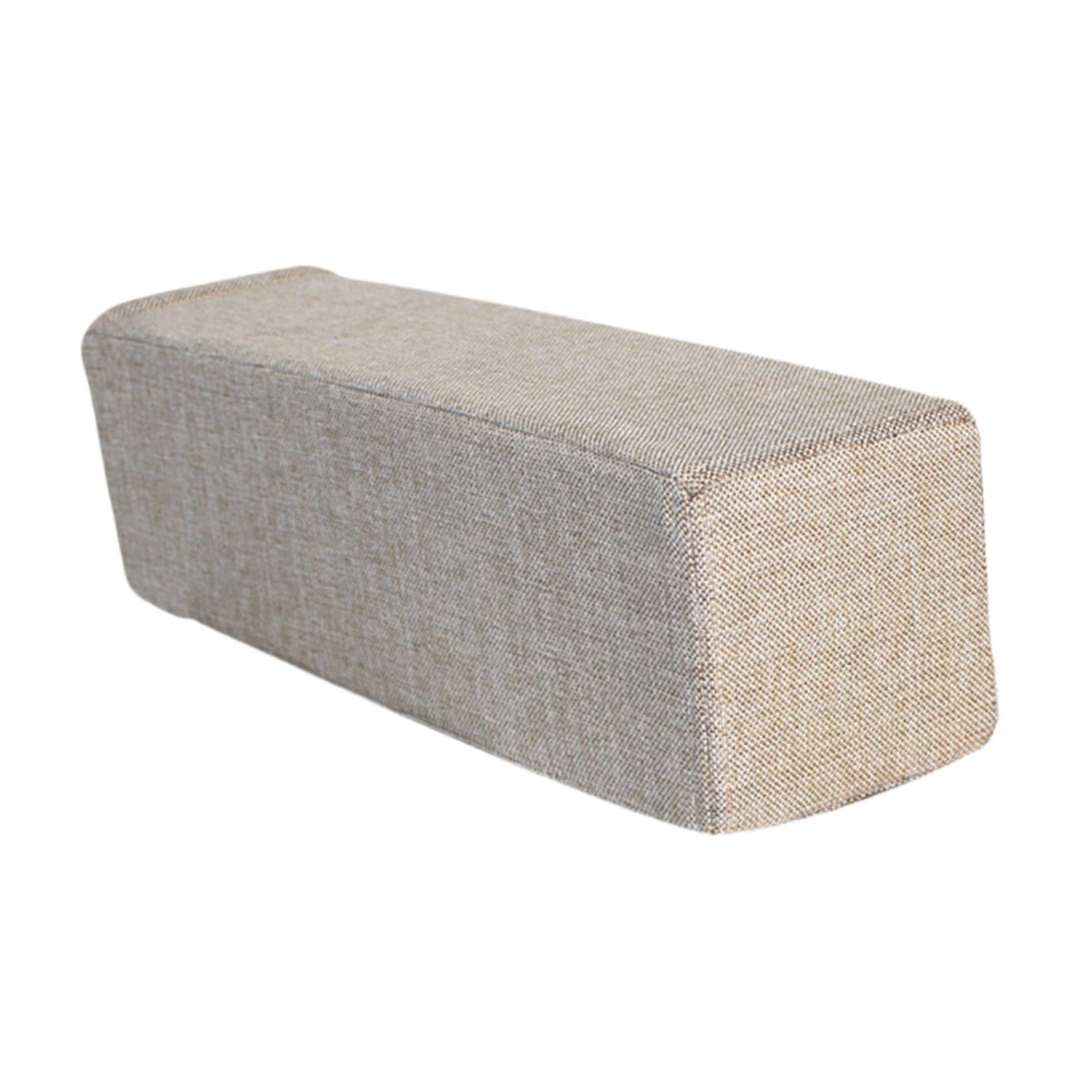 Couch Arm Rest Pillow Sofa Side Arm Rest Cushion High Density Foam Removable Cover for Bed Bedroom Sofa