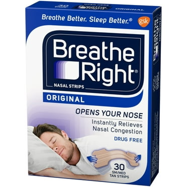 Breathe Right Extra Strength Nasal Strips, 72 Count (CLEAR) Drug Free ...