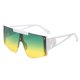 thumbnail image 1 of Gafas de sol de una sola pieza con montura grande y modernas para fotografía callejera, fabricadas en PC, 1 of 5