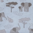 thumbnail image 3 of Little Love By Nojo Super Soft Blue And Grey Elephant Plush Baby Blanket, 3 of 3