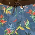 thumbnail image 6 of Quiksilver Men Surfsilk Straight Leg 19" Boardshorts Swim Trunk Sapphire Size 40, 6 of 9