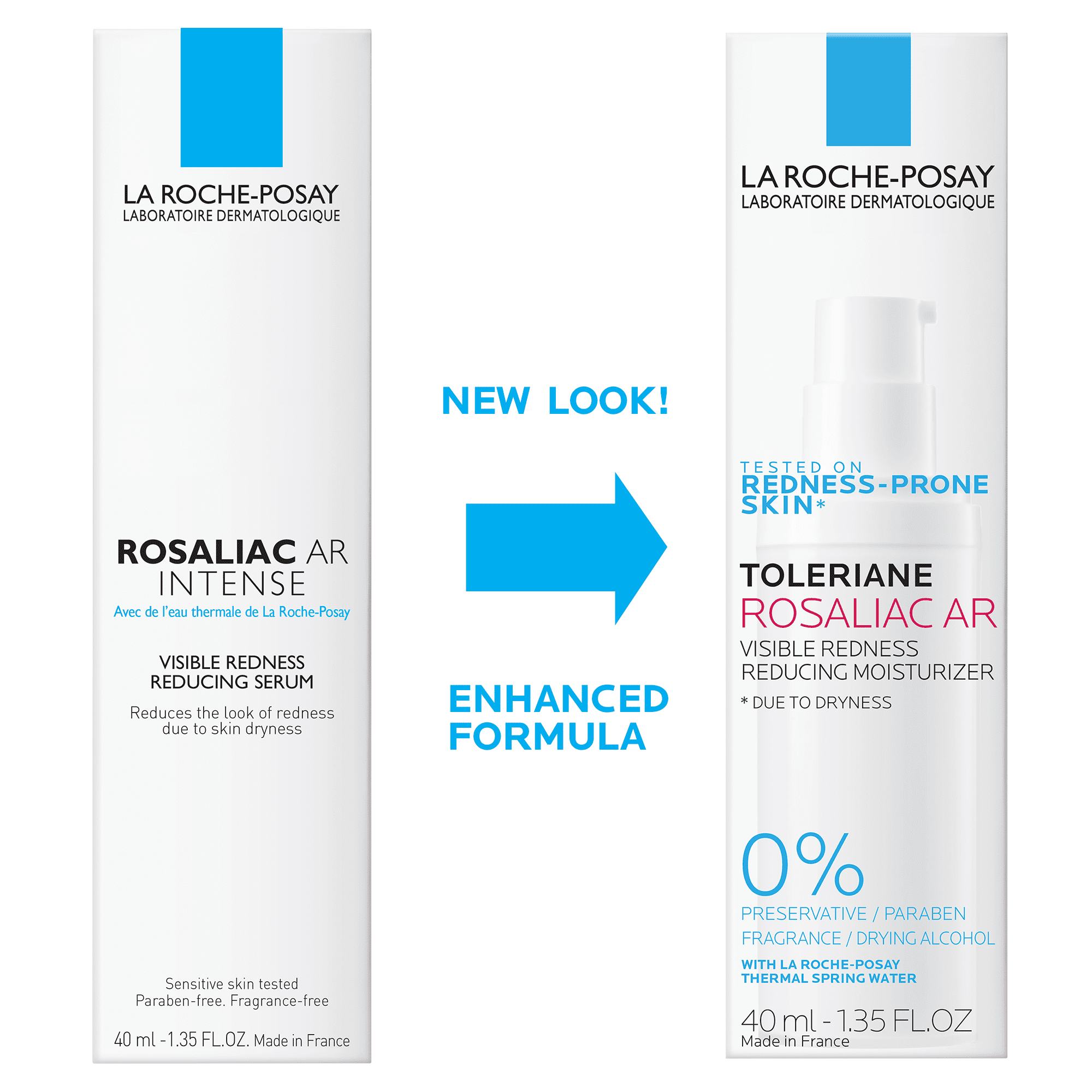 La Roche-Posay Toleriane Rosaliac AR Visible Redness Correcting Cream, 1.35 fl oz