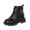 Black, variant on Cowboy Boots Kids Fall Girls' Boots Children'S British Style Short Boots Fashionable For Middle And Older Children Snow Boots Fashion Outdoors Hiking Riding Casual Shoes