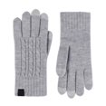 thumbnail image 3 of SUXIAN Thermal Gloves Winter Knit Pattern Touchscreen Mittens Cold Weather Cycling Everyday Use Warm Winter Gloves Women Light Gray One Size, 3 of 4