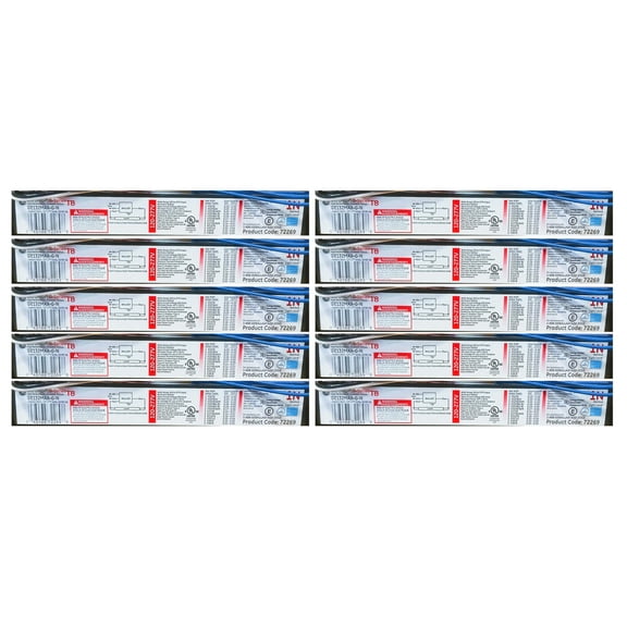 (case of 10) GE Lighting 72269 GE132-MV-N 120/277-Volt Multi-Volt ProLine Electronic Fluorescent T8 Instant Start Ballast 1 F32T8 Lamp