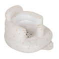 thumbnail image 4 of Asiento inflable para bebé con bomba de aire, respaldo portátil, seguro, suave, bonito soporte para sentarse, chasis mediano, estampado de cereza, 4 of 9