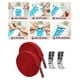 thumbnail image 4 of Cordones elásticos sin atar, cordone zapatos, cordones planos rápido adultos, cuerdas de entrenamiento, Unisex Rojo Hugo Cordones elásticos sin atar, 4 of 10