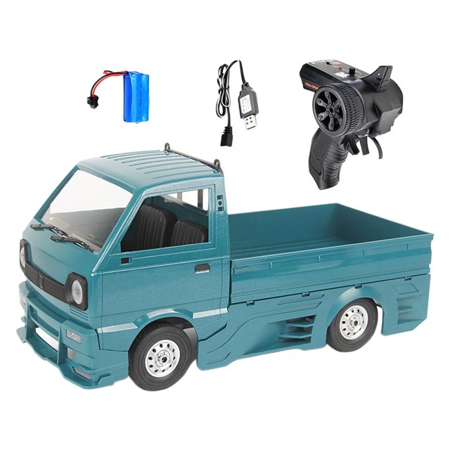 Toy Grade per per per RC Truck, 1:10, simulación de , 2WD, juguetes RC con de cerco corporal, regalos para y Verde Yotijar escala de coche rc