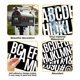 thumbnail image 4 of Stickers de vinilo con letras Jiepuxiter de 2" impermeables, 500 piezas, 4 of 8
