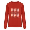 thumbnail image 3 of Uootdi 100 Days of School Long Sleeve Shirts for Women Womens Teacher Graphic Tops Happy 100 Days of School Sweatshirt Gift, 3 of 6