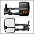 thumbnail image 2 of DNA Motoring TWM-030-T888-BK-SM-L For 1999 to 2002 Chevy Silverado / GMC Sierra / Tahoe / Yukon Left / Driver Powered+Heated+LED Turn Signal Towing Mirror 99 00 01 02, 2 of 6