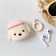 thumbnail image 2 of Funda protectora de silicona suave con gorro rosa de perro de dibujos animados para AirPods Pro de 1.ª y 2.ª generación de Apple (auriculares Bluetooth)., 2 of 5