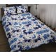 thumbnail image 1 of Juego de Cama Edredón Flor de Caballo Tema Azul, 1 of 5
