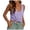 Light Purple, variant on Yammkia Satin Camisole Tops for Women Womens Tank Top V Neck Camisole Cami Spaghetti Strap Top Loose Sleeveless Blouses Tank Shirt(Pink,XXL)