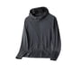 thumbnail image 5 of Chaqueta de protección solar para hombre, chaqueta con capucha y cremallera completa de manga larga para golf y viajes, 5 of 8