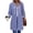 Navy, variant on Womens Open Front Cardigan Ribbed Knit Hooded Long Sleeve Coatigan Duster Sweaters with Drawstring Hood Pockets Cozy Travel Winter Loungewear, Navy, XL