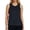 Black, variant on Sleeveless Loose Training and Fitness Wear for Women With A Back and Effect. Wear A Vest and Sports Top Over Yoga Tops for Woman