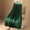 Green, variant on Elowen Fashionable Color Elastic Waist Skirts for Women Satin Pleated High Waist A-line Loose Half Dress Black L