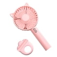 thumbnail image 1 of Billuyoard Ventilador de mano Recargable Portátil Personal Escritorio Refrigeración por aire Verano Silencioso Interior Dispositivo deportivo Soporte para Electrodomésticos Rosado Billuyoard HA062832-02B, 1 of 6