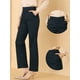 thumbnail image 2 of Pantalones Bootcut De Pierna Recta Con Bolsillos Allegra K Para Oficina Y Trabajo Mujer Azul negro XL, 2 of 5