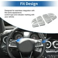 thumbnail image 6 of Unique Bargains Steering Wheel Buttons Replacement for Mercedes-Benz GLC 2015-2019 Steering Wheel Control Button Cover No.A0999050200 Left And Right Side, 6 of 6