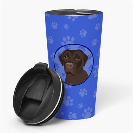 

Carolines Treasures WDK1123TBL215 7.25 x 3.5 in. Unisex Labrador Retriever Chocolate No.1 Stainless Steel 16 oz Tumbler Blue