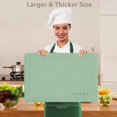thumbnail image 2 of Silicone Pastry Mat Extra Large 24"X16" Non-stick Baking Mat With High Edge, Food Grade Silicone Dough Rolling Mat For Making Cookies Macarons Multipurpose Mat Countertop Mat Placemat (Green), 2 of 5