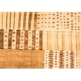thumbnail image 1 of Ahgly Company Indoor Rectangle Patchwork Orange Transitional Area Rugs, 2' x 3', 1 of 1