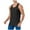 Black, variant on Wancir Men's UPF 50+ Tank Top Quick Dry Summer Workout Muscle Sleeveless Shirts for Swim Beach Bodybuilding