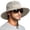 Khaki, variant on Delayuji Bucket Hat Unisex UPF50 Wide Brim Mesh Breathable Sun Hat Soft Relaxed Fit Fishing Beach Outdoor Travel Casual UV Protection Breathable Hat