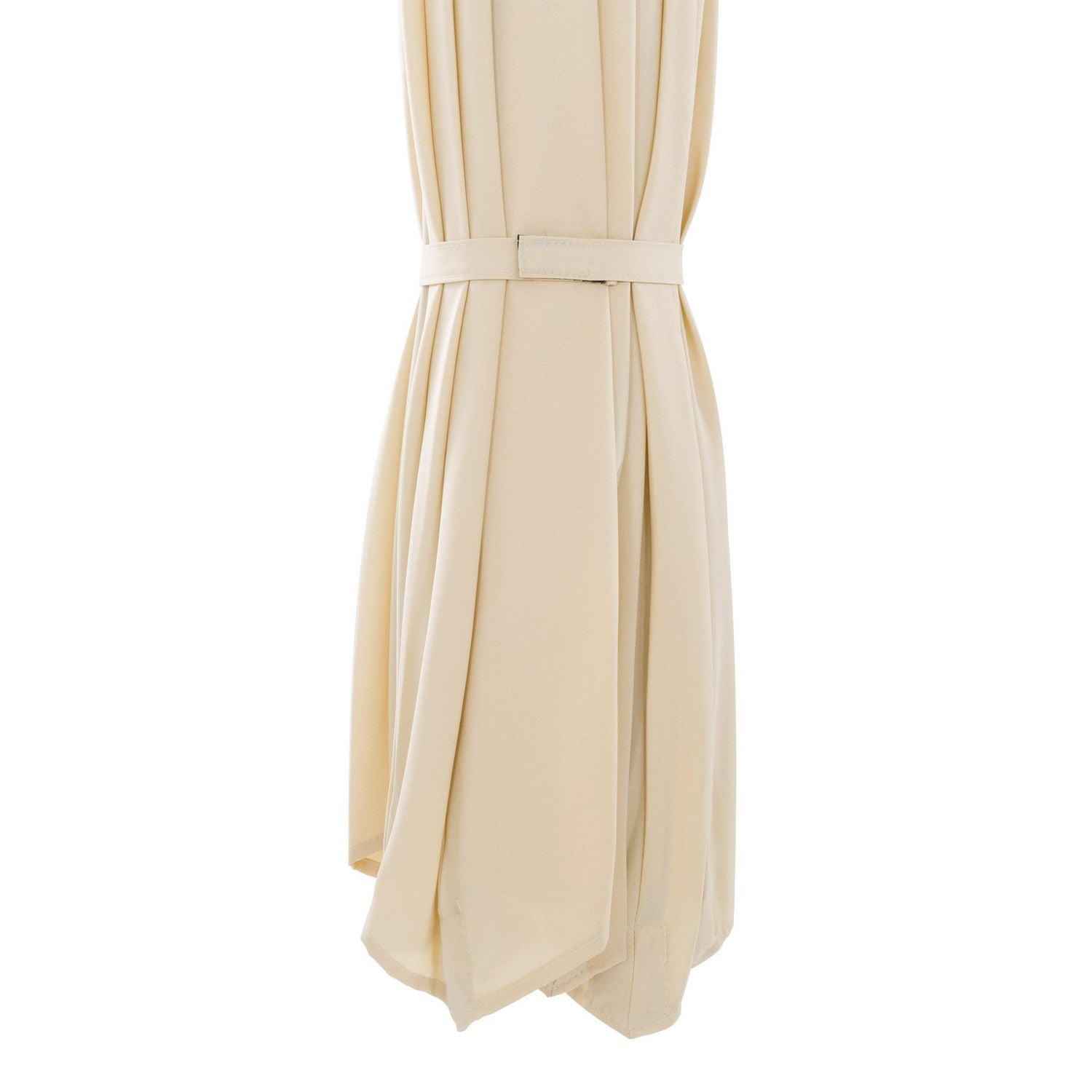 Parasol de terrasse inclinable en porte-à-faux CorLiving de 9,5 pieds avec cadre en acier et 8 bras de support