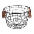thumbnail image 1 of MOVTOTOP Firewood Storage Basket Wood Storage Racks Large Wire Metal Hamper Laundry Baskets Farmhouse Basket Container, 1 of 7