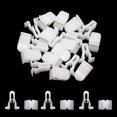 thumbnail image 2 of 20Pcs Sujetador Clips Antiproyección de 7mm para El Vehículo Coche Guardabarros Parachoques de Plástico Blanco Unique Bargains Clips/Remaches/Sujetador, 2 of 2