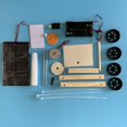 thumbnail image 5 of DIY Solar Powered Car Kit, STEM Science Experiment Toy, Transparent Gear Model for Kids, Educational Engineering Project, School Science Fair, No Battery Needed, 5 of 8
