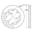 thumbnail image 4 of Wilwood WIL160-5841 8 x 7 in. Bolt Pattern Ultralite HP Brake Rotor, Natural, 4 of 4