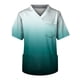 thumbnail image 1 of Men's Short Sleeve V Neck Gradient Print Chest Pocket Carer Top XL, 1 of 3