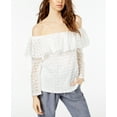 thumbnail image 2 of Jill Jill Stuart Womens Off-The-Shoulder Lace Top Size S, 2 of 4