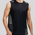thumbnail image 3 of Tank Tops Men Summer Casual Lightweight Breathable Loose Crewneck Sleeveless Shirt Workout Running Gym Tanks, 3 of 5